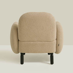 Stylish arm chair side profile