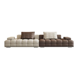 interior design featuring brown floor sofa