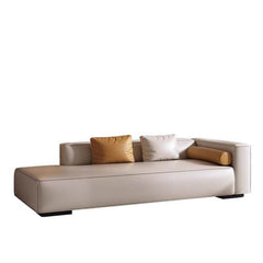 Elegant chaise lounge bench with wooden frame