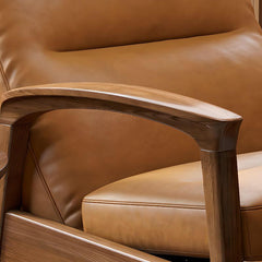 Wood frame material of the reclining chair