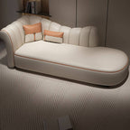 Modern wooden chaise lounge