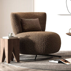 Padded seat side chair in neutral tones