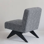 Simple Solid Color Side Chair without casters