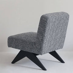 Simple Solid Color Side Chair without casters