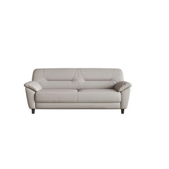 Sophisticated sectional couch in light grey shade