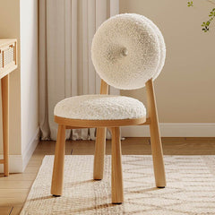 Upholstered stool for office use