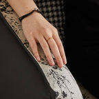 Cozy reading nook with floral chair