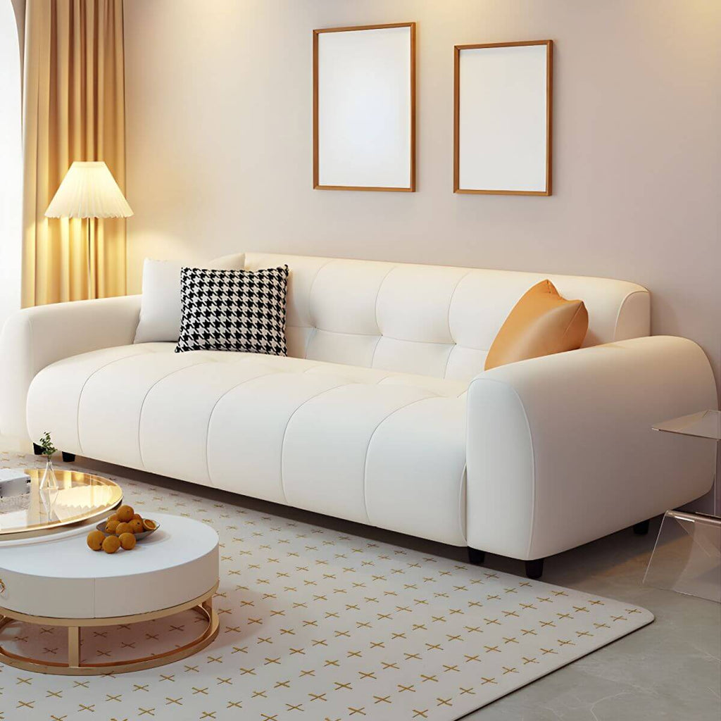 Stylish black and grey sofa for living room