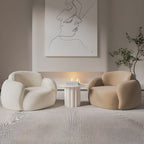 Stylish Arm Chair in Tangerine Color