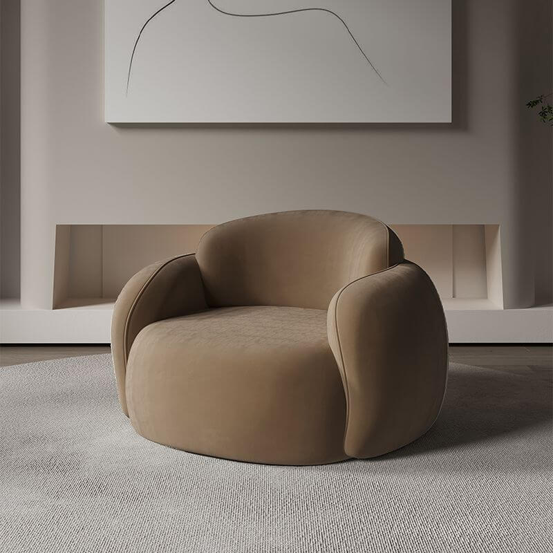 Versatile Fixed Swivel Arm Chair