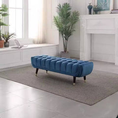 Cushioned accent bench in various colors