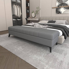 Light Gray modern bedroom bench