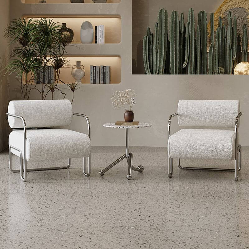 Contemporary accent chair interior