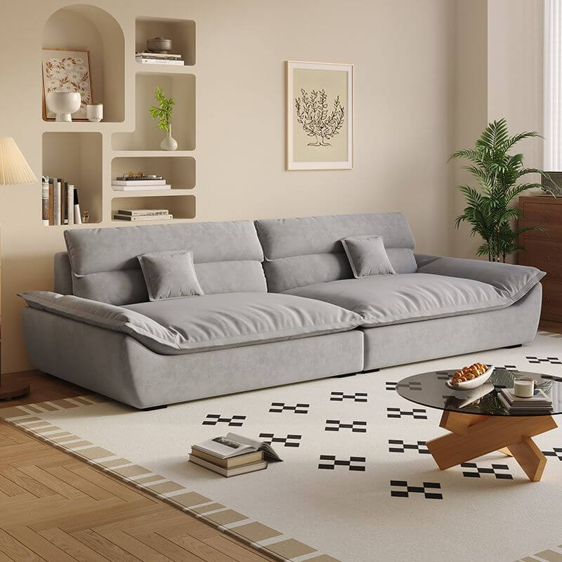 Standard sofa with elegant pillows
