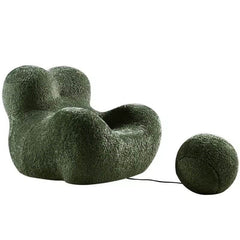 Ergonomic armchair showcasing fixed back design