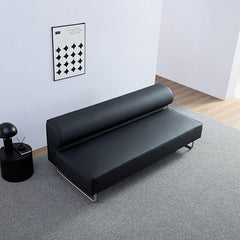 Midnight black sofa in living room