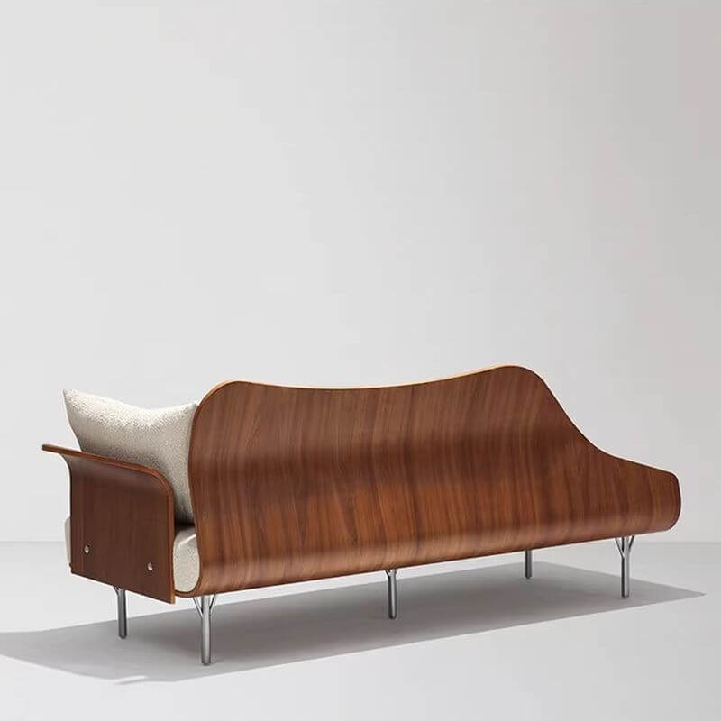 Right-arm chaise lounge sleeper chair