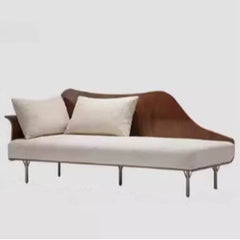 Large solid color chaise lounge