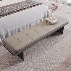 Compact upholstered bench for small spaces