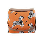 Trendy Genuine Leather Ottoman in Modern Style