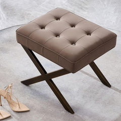 Compact rectangular ottoman for small spaces
