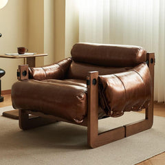 Relaxing seating area with the reclining accent chair