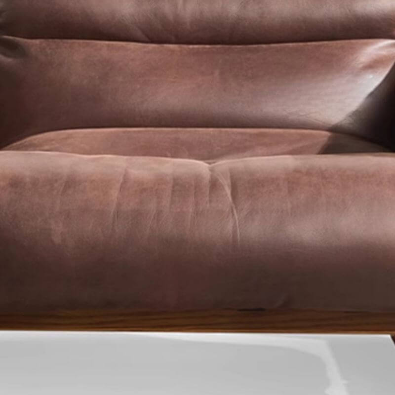 Reclining feature of the sepia accent chair