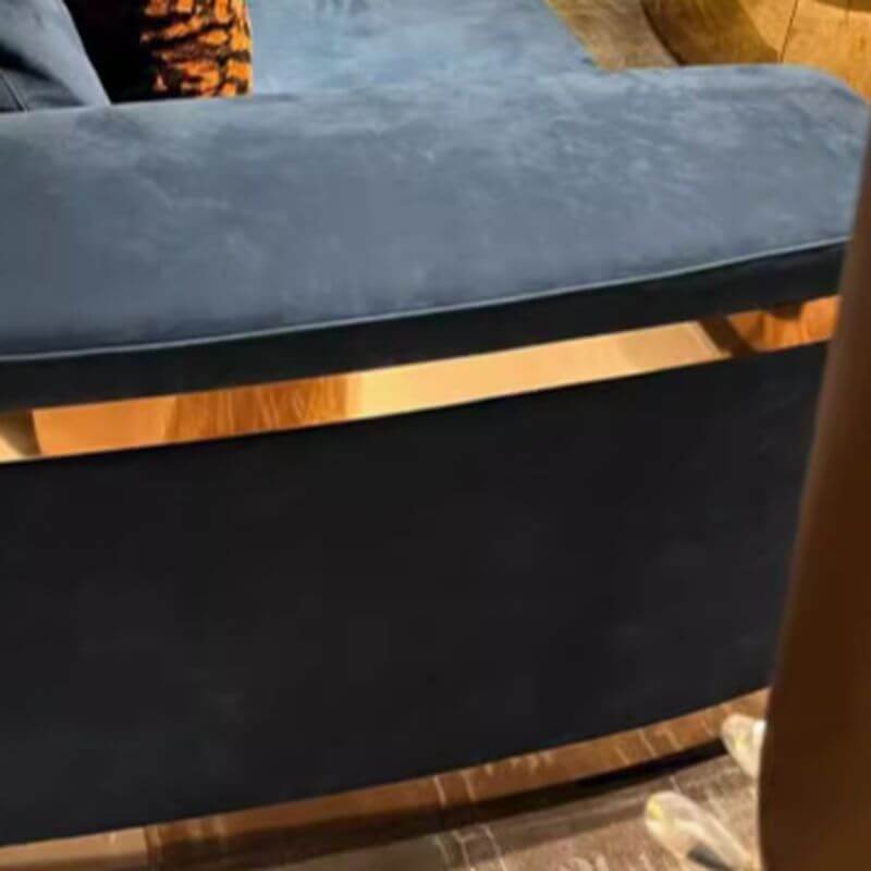 Modern furniture dark blue sofa