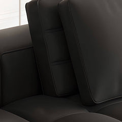 Versatile sofa design showing multiple seating arrangements