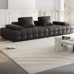 Sofa for six people arranged in a welcoming living space