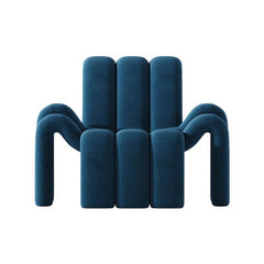 Reclining arm chair in living room