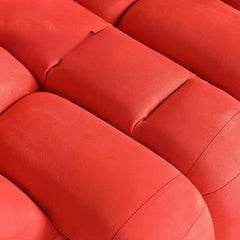 Cozy armchair in vibrant colors