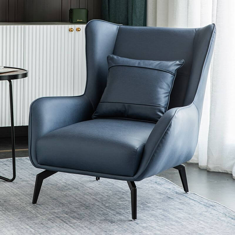 Stylish Reclining Wingback Chair with Cushion