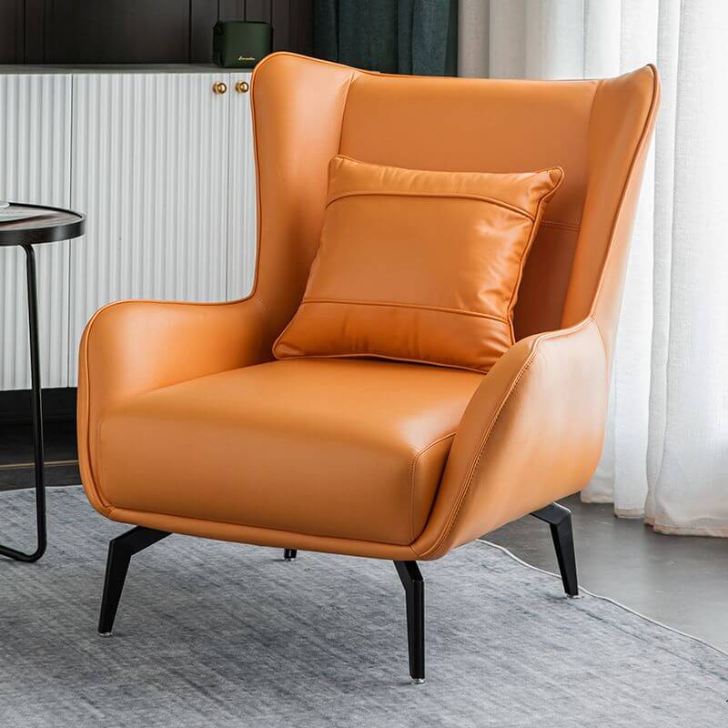 Plush Wingback Chair in Assorted Colors