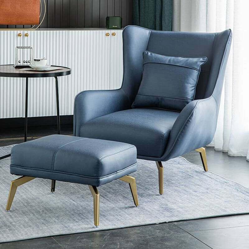 Contemporary Design Reclining Wingback Chair