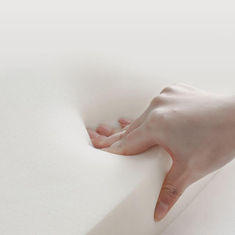 four-seater black sofa