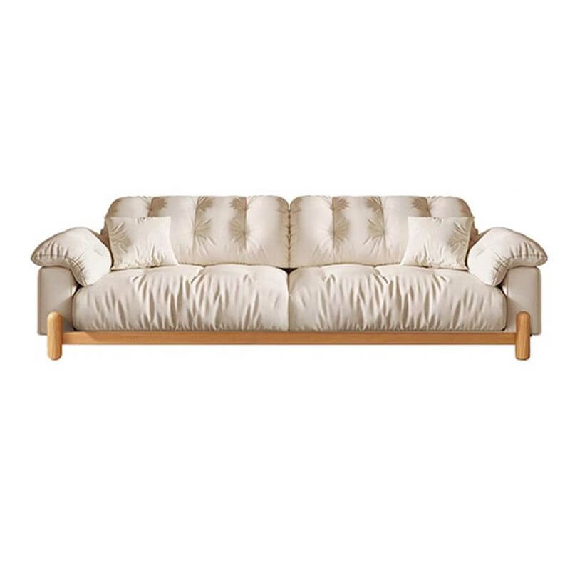 Sofa with clean lines and contemporary style