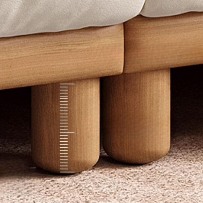 Elegant white sofa in a modern living room