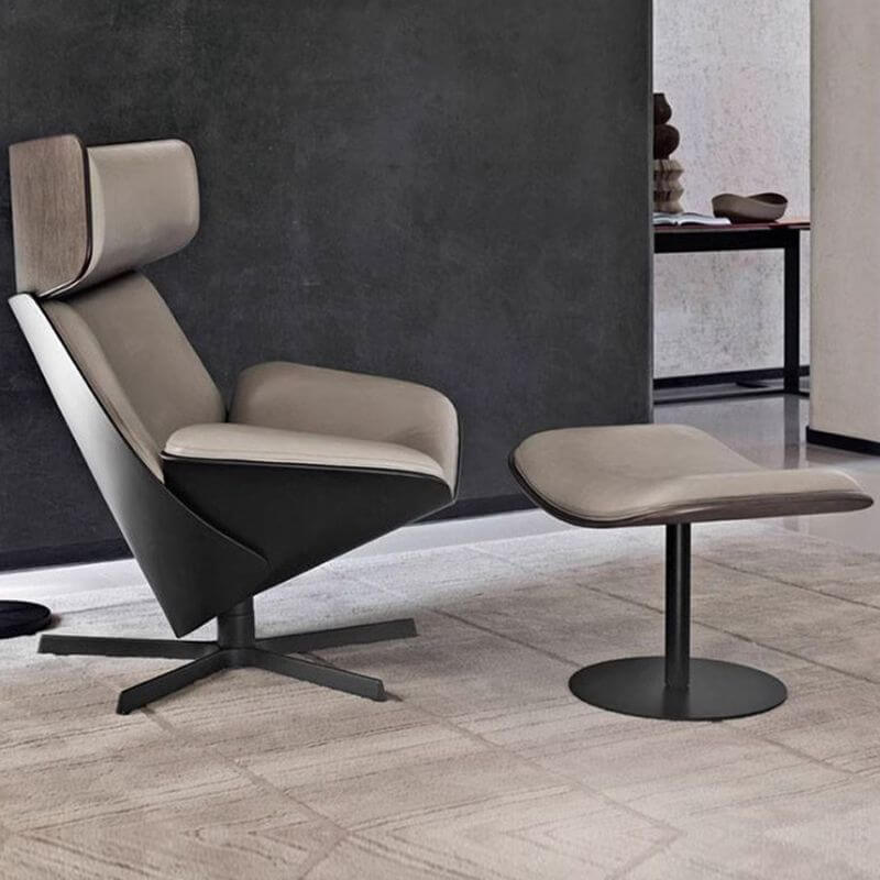 Swivel feature of Simplistic Solid Color Side Chair