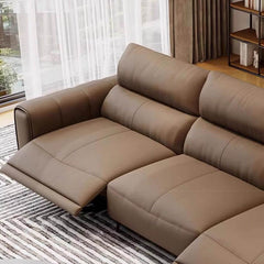 Comfortable brown sofa bed