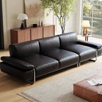 contemporary design black sofa