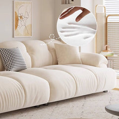 Contemporary sofa in modern living space