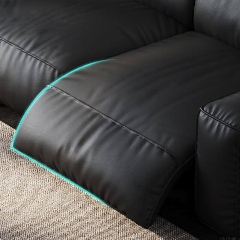 Stylish sleeper sofa in black