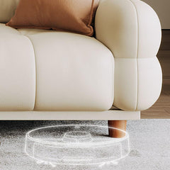 Floor sofa in a chic interior