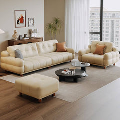 Elegant white sofa for flexible seating