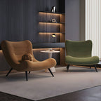 simplistic solid color white upholstered side chair