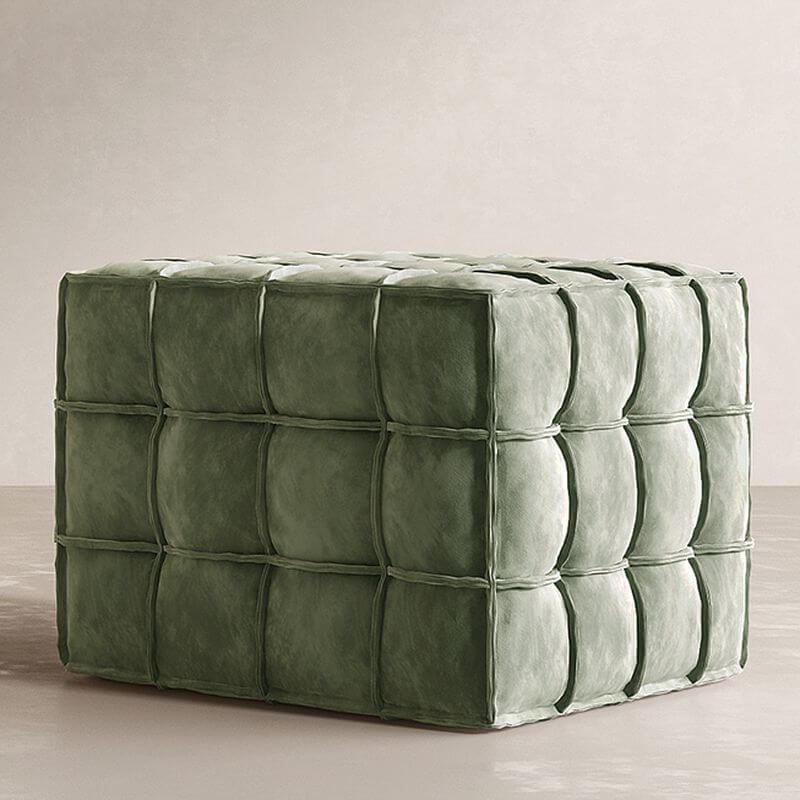 Stylish Decor with Cube Ottoman