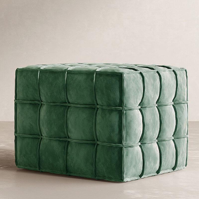 Colorful Cube Ottoman Display