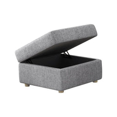 Contemporary footstool for relaxation