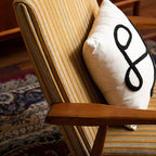 Cozy reading nook with accent chair